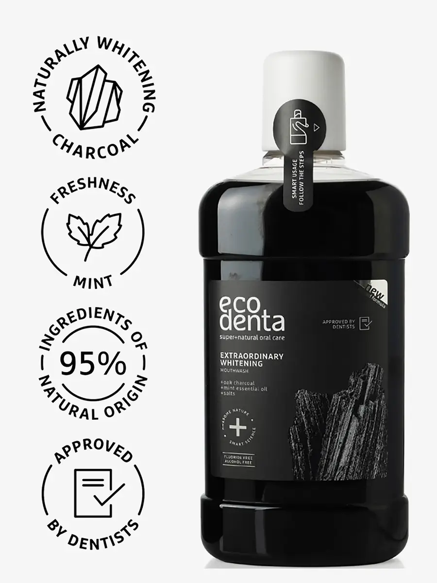 ecodenta EXTRAORDINARY WHITENING Mundspülung