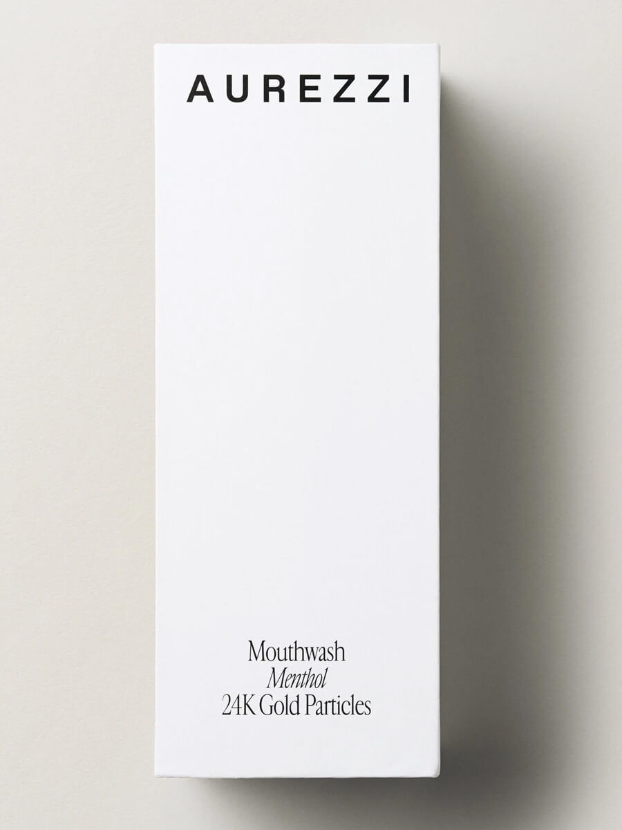 Aurezzi Mouthwash 24k Gold - Menthol