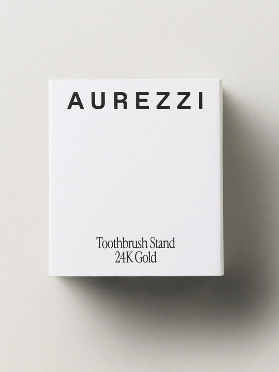 Aurezzi Gold Zahnbürstenhalter