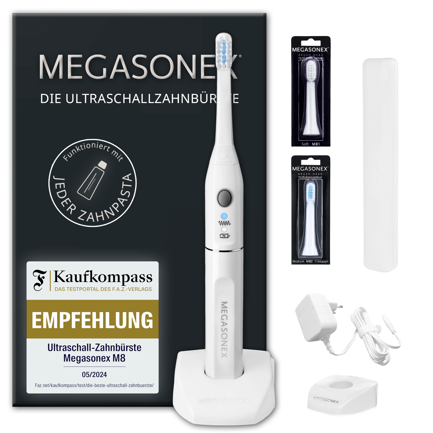 MEGASONEX M8 Zahnbürste Sonderartikel
