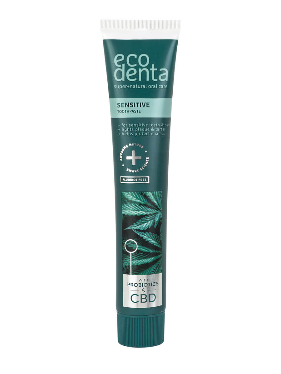 eco denta EXPERT LINE Sensitive Zahnpasta mit CBD und Probiotika