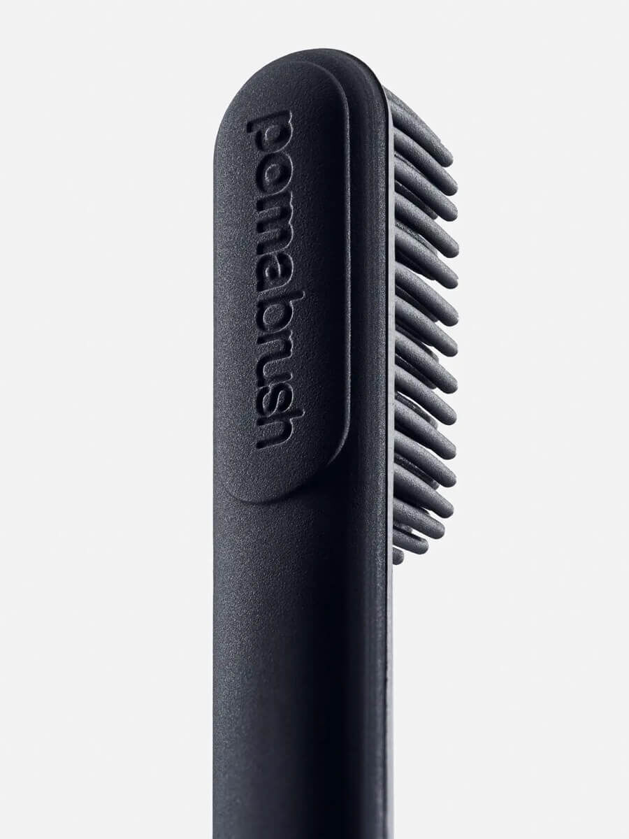 PomaBrush Silikon-Schallzahnbürste Carbon Set