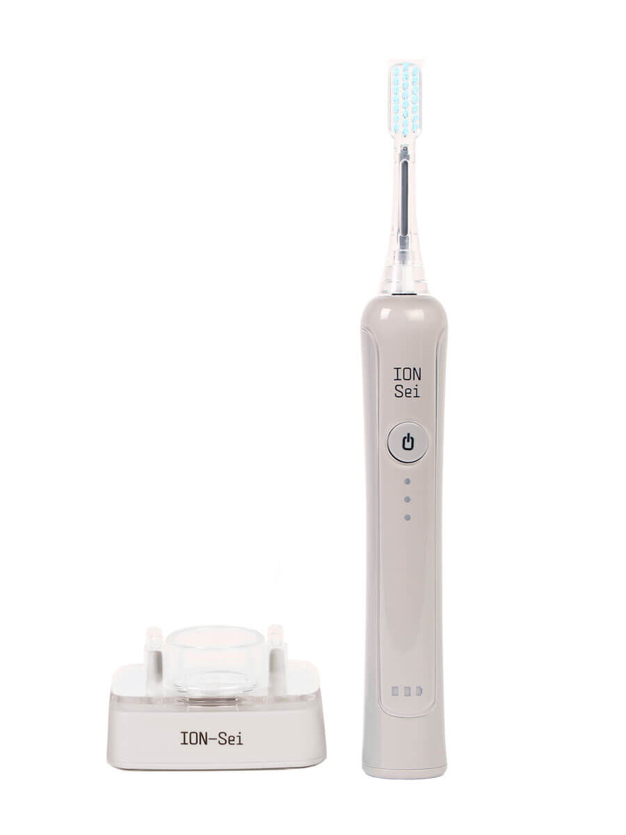 ION-Sei Elektrische Zahnbürste mit Ionen Technologie - Moon Grey