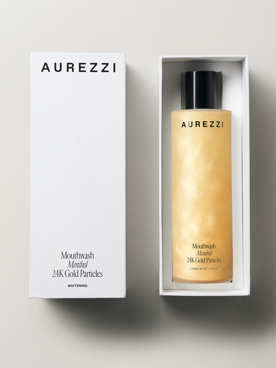Aurezzi Mouthwash 24k Gold - Menthol