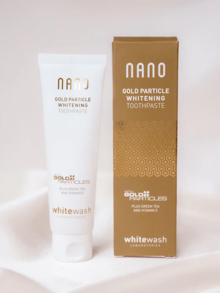 WhiteWash Nano Gold Particle Zahnpasta