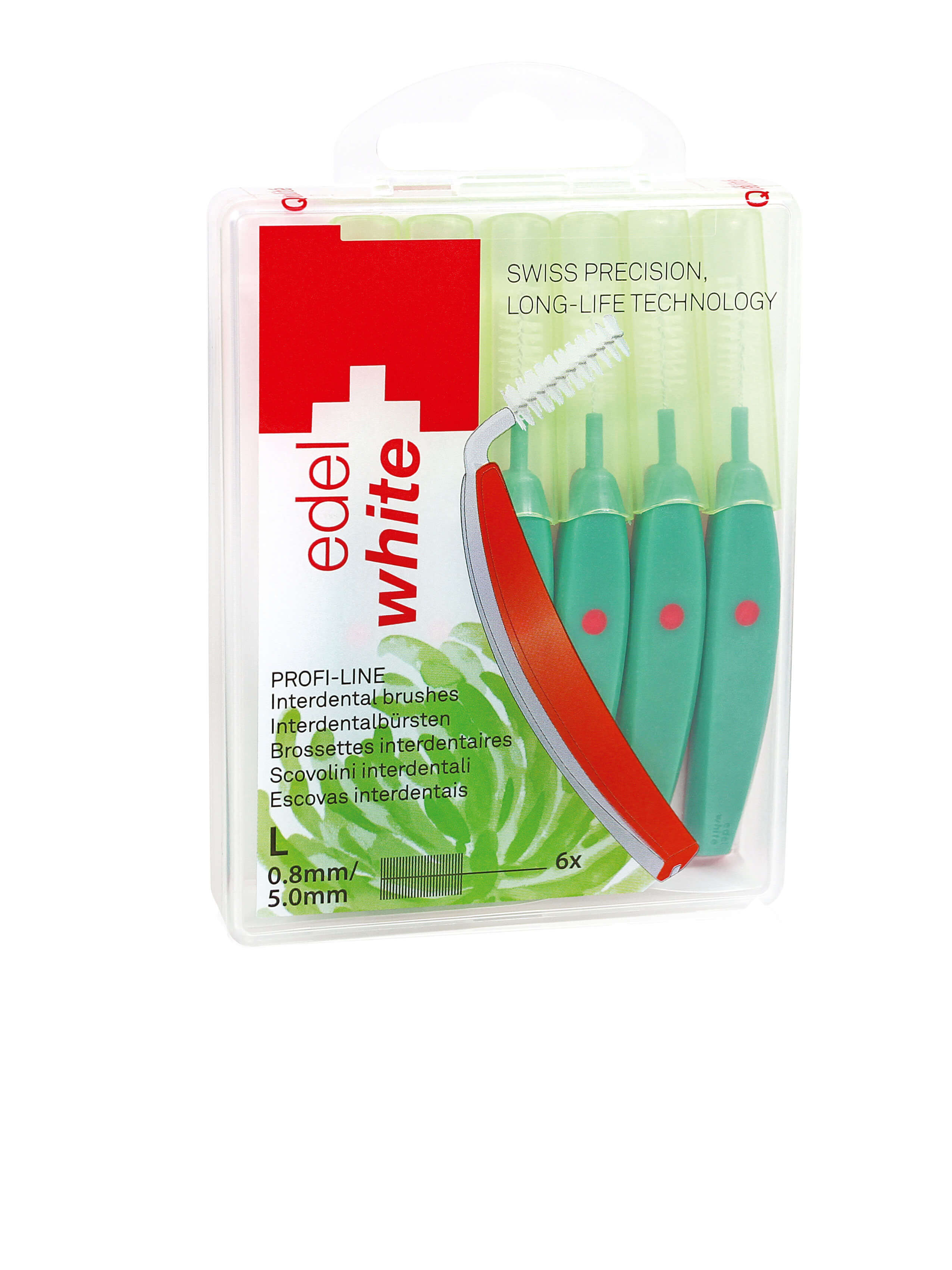 edel+white Interdentalbürsten L 0,8mm