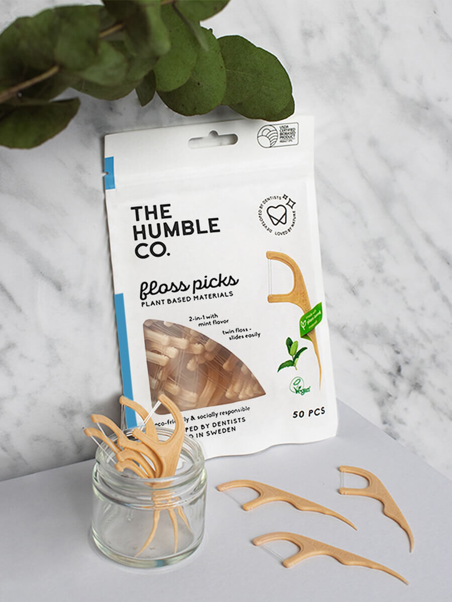 The Humble Co. Zahnseide-Sticks