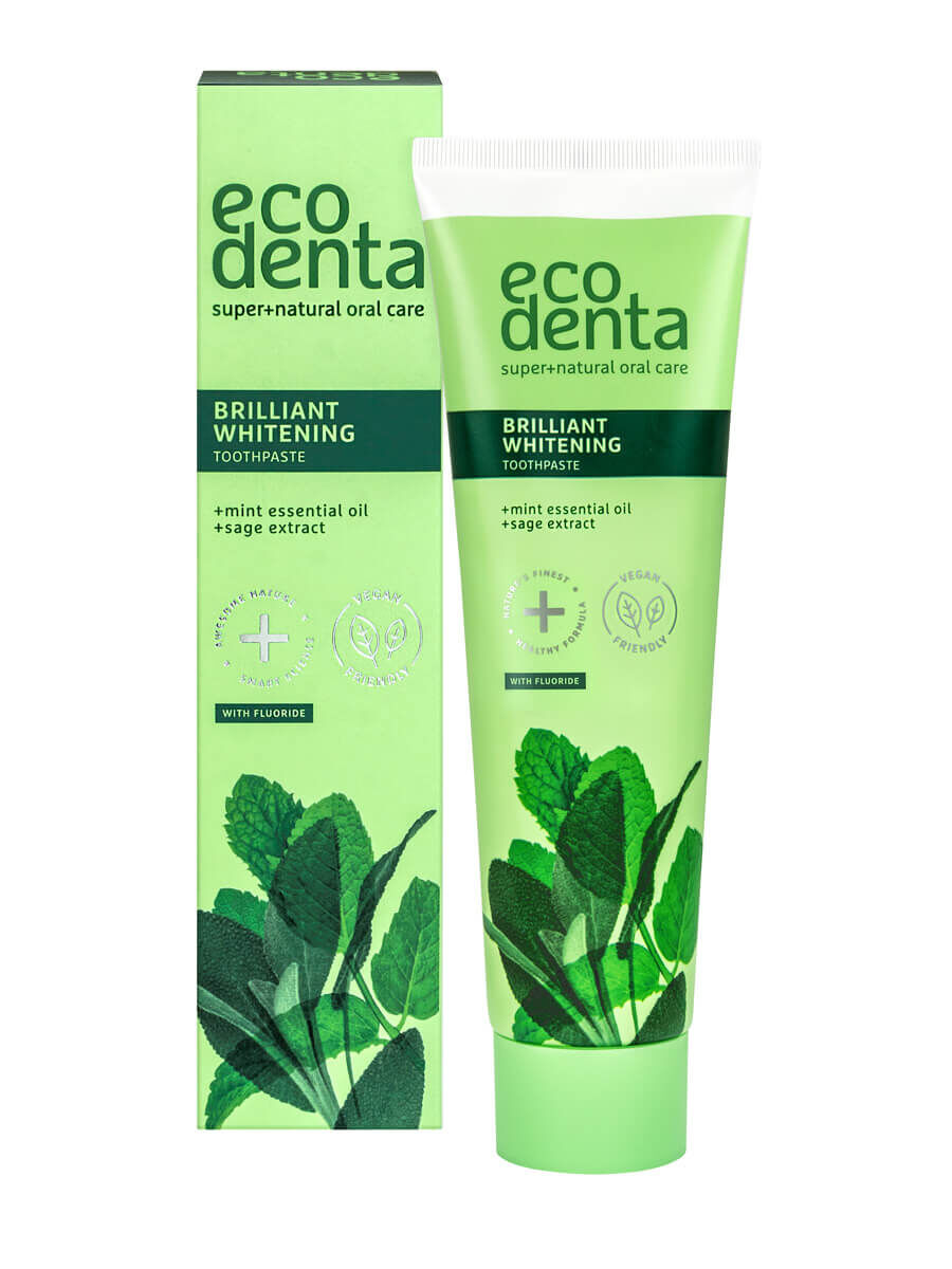 eco denta GREEN LINE Brilliant Whitening Zahnpasta