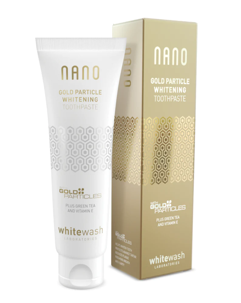 WhiteWash Nano Gold Particle Zahnpasta