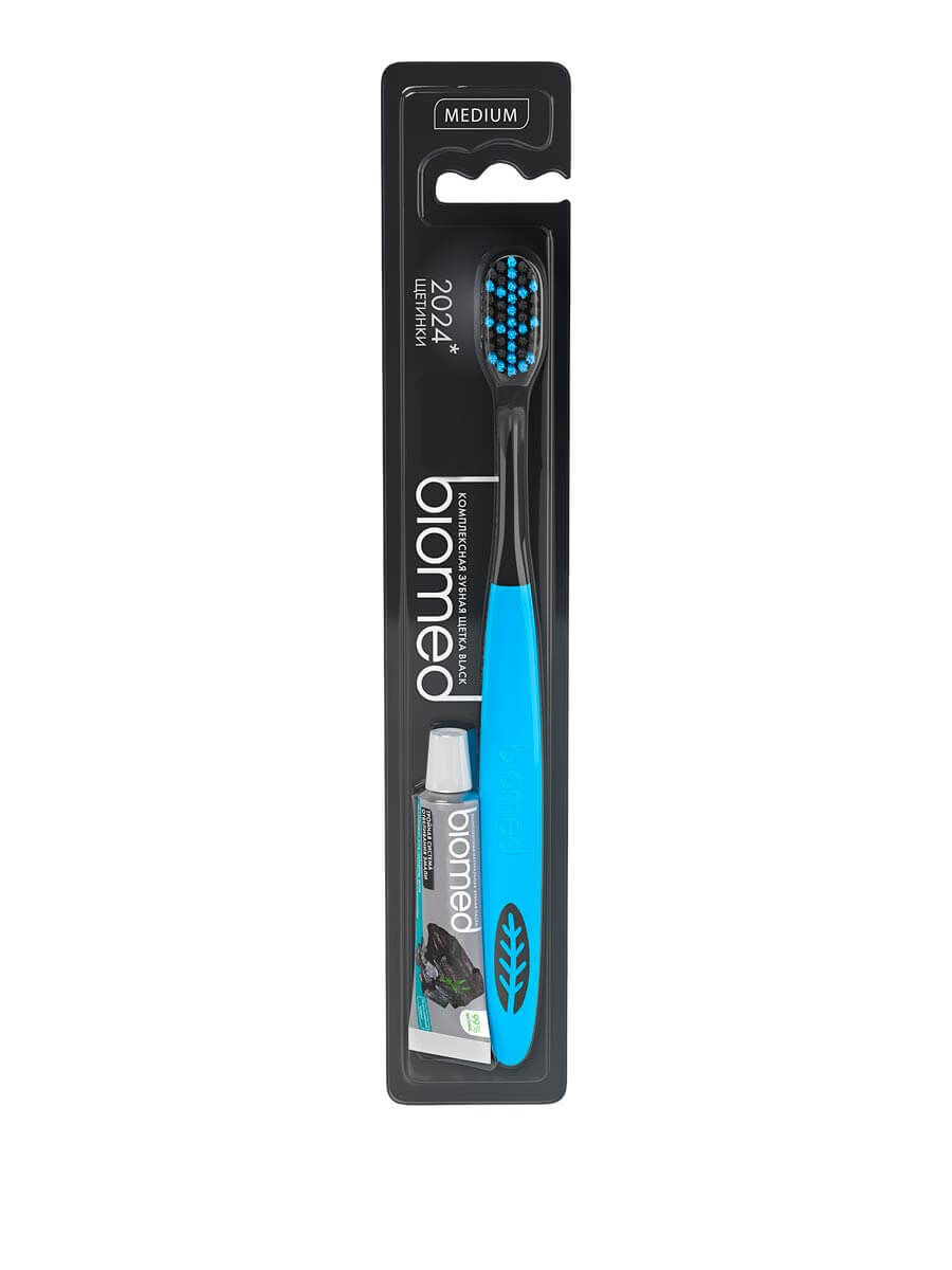 biomed Black Zahnbürste