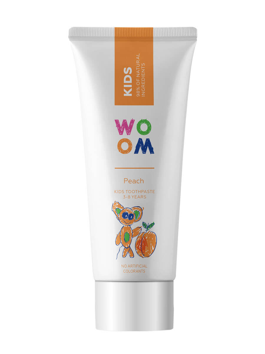WOOM KIDS Peach Zahnpasta