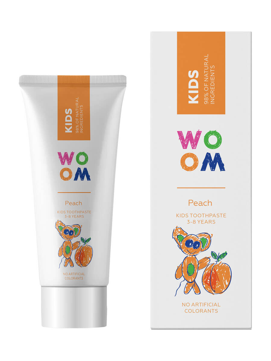 WOOM KIDS Peach Zahnpasta