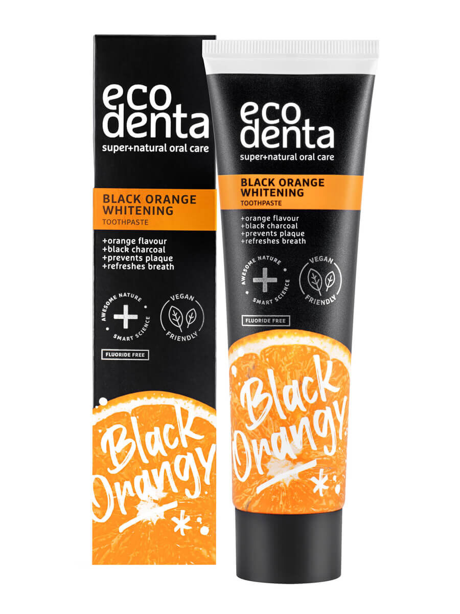 eco denta Black Orange Whitening Zahnpasta