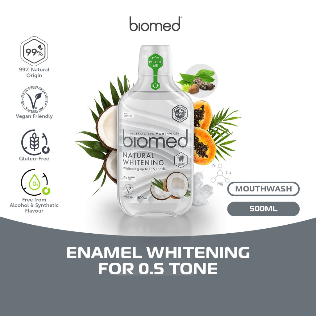 biomed Natural White Mundspülung
