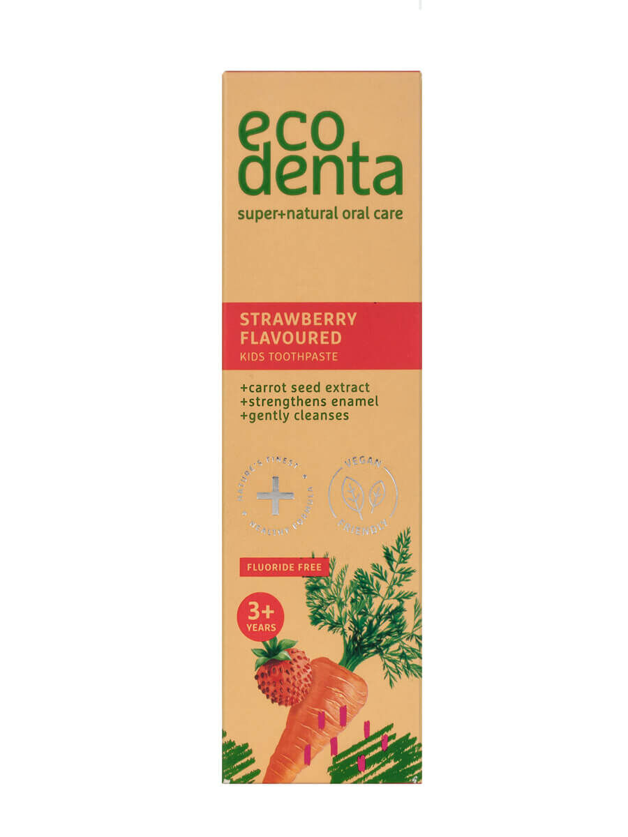 eco denta GREEN LINE Kids Zahnpasta mit Erdbeergeschmack