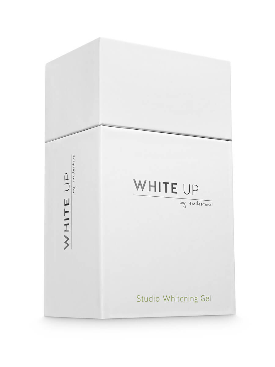 Zahnbleaching Gel "WHITE UP" by smilestore (9er Box) + 3x Aktivatorspray