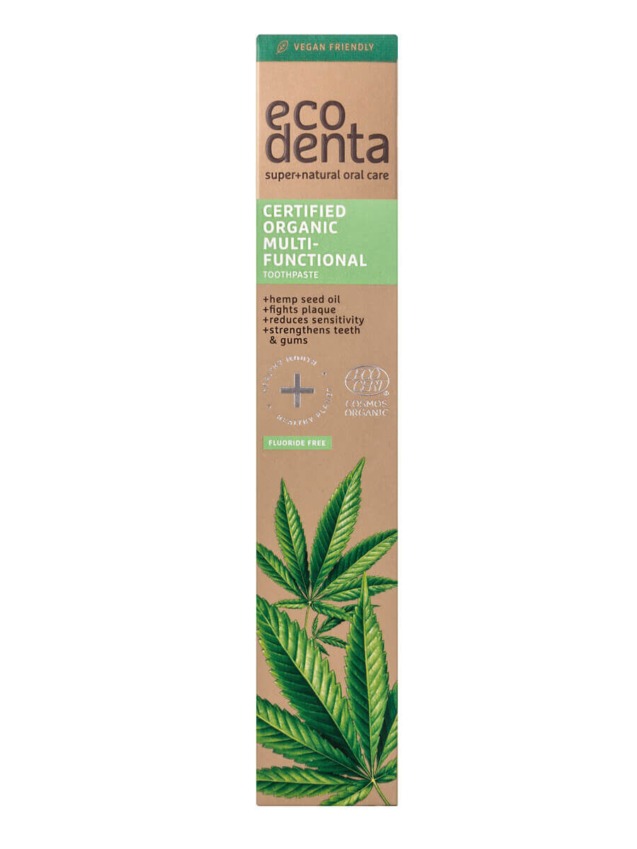 eco denta Zertifizierte Bio-Multifunktionszahnpasta mit Hanföl