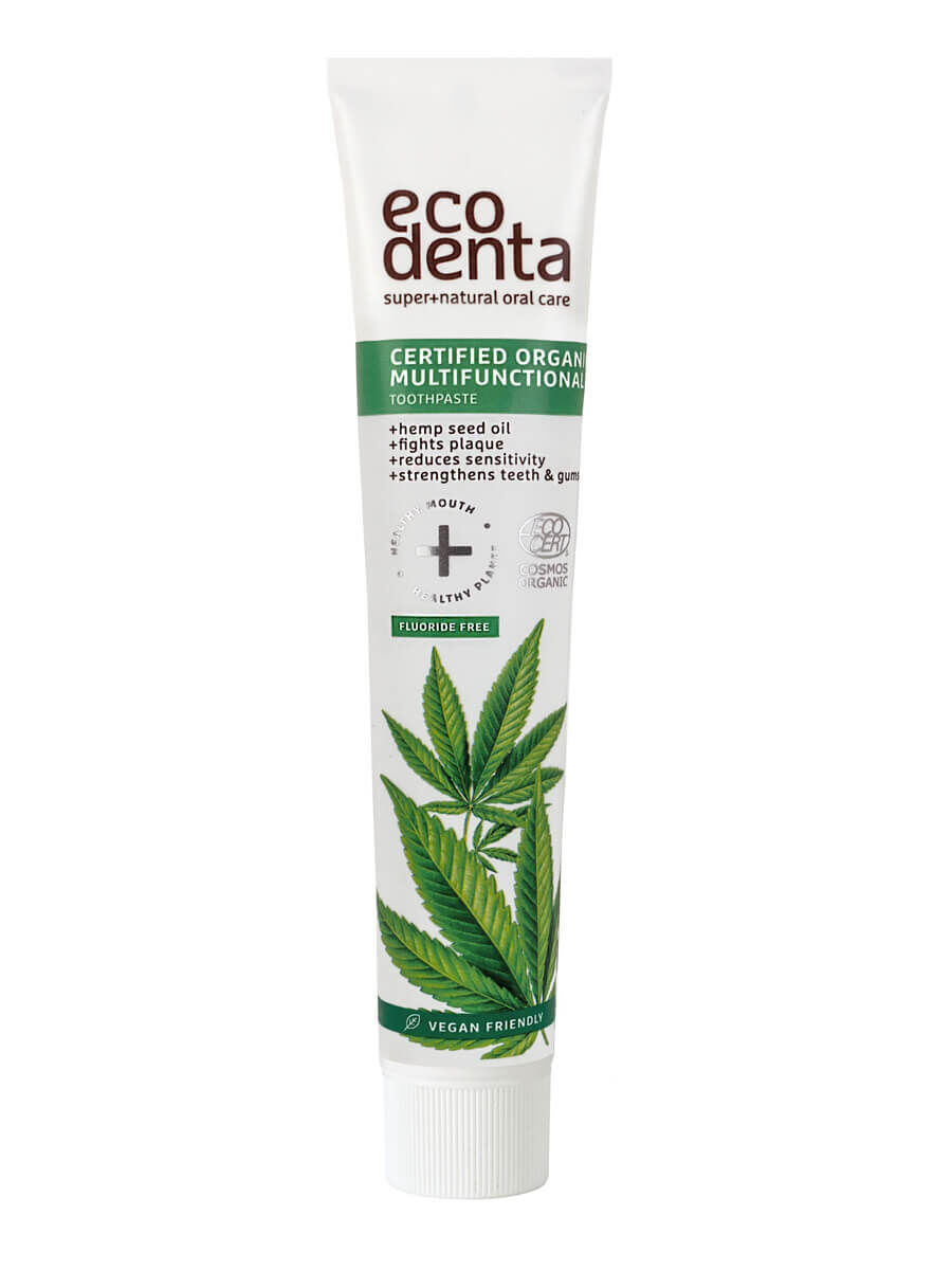 eco denta Zertifizierte Bio-Multifunktionszahnpasta mit Hanföl