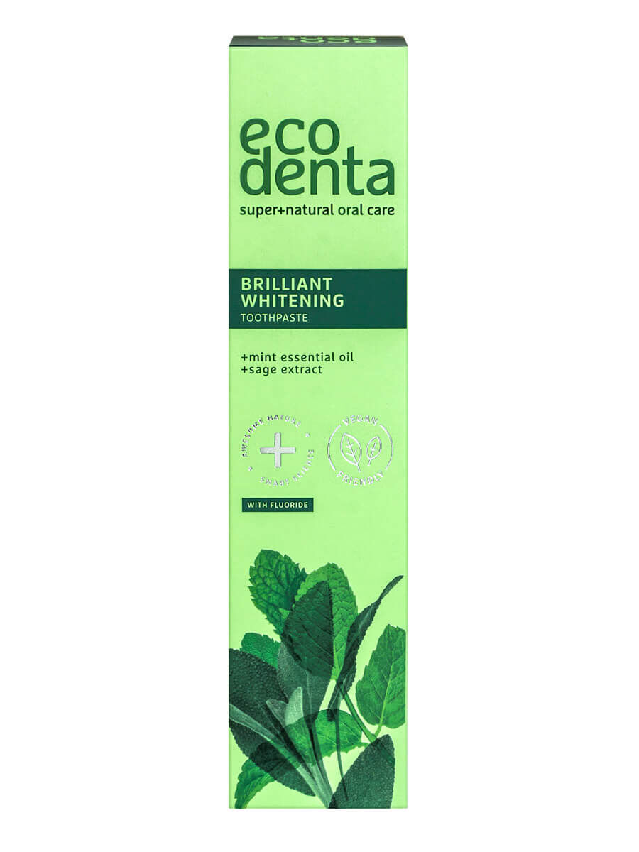 eco denta GREEN LINE Brilliant Whitening Zahnpasta