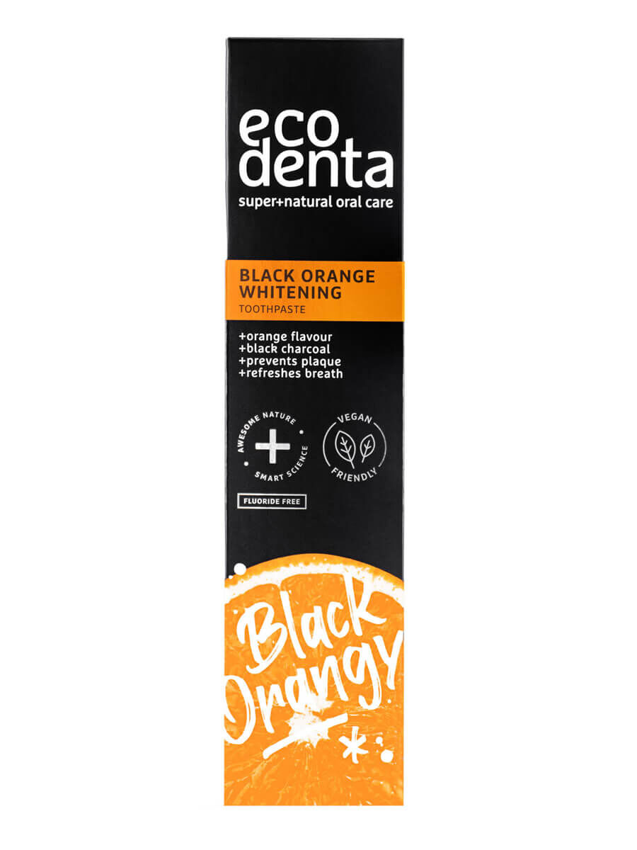 eco denta Black Orange Whitening Zahnpasta