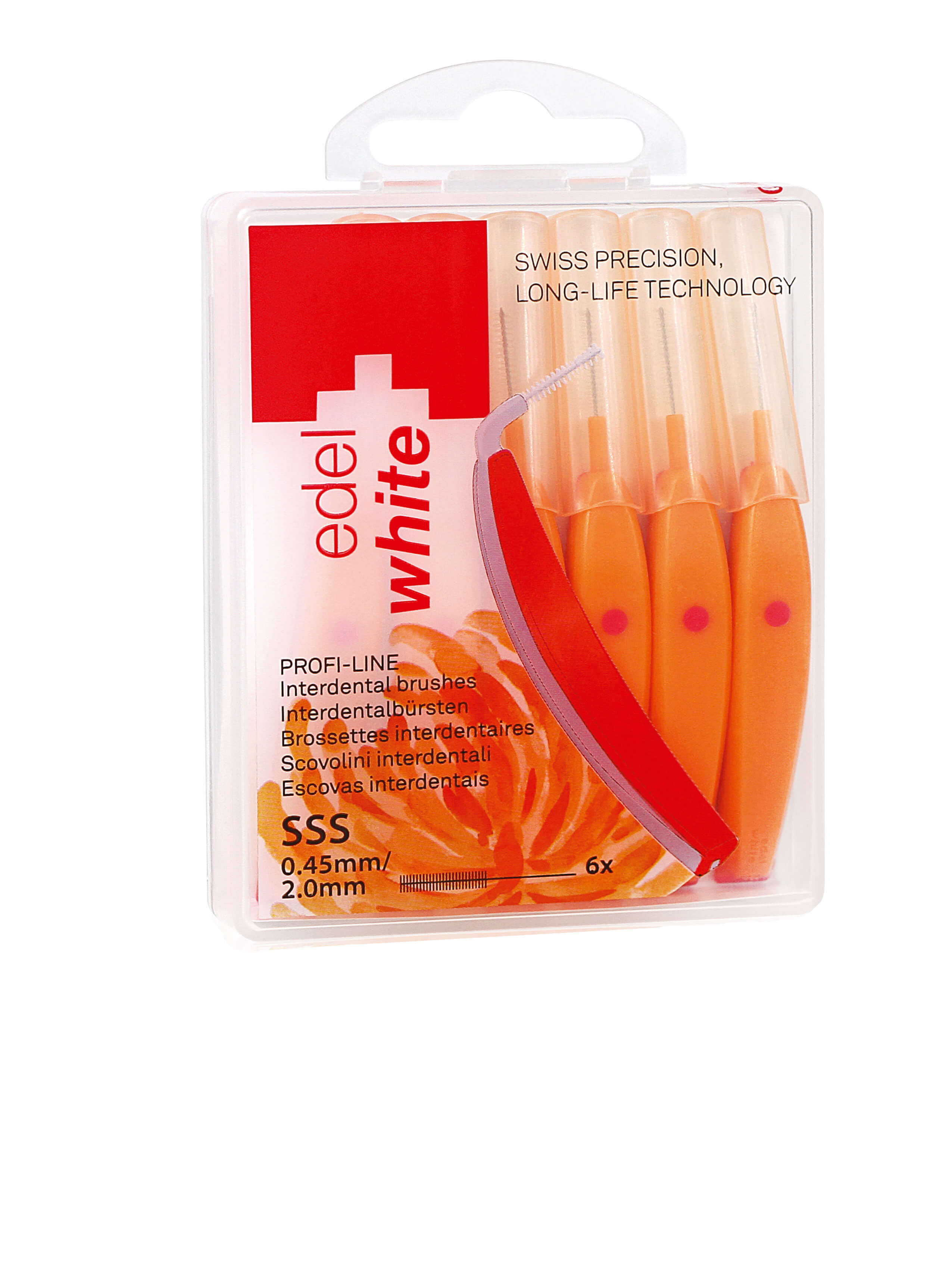 edel+white Interdentalbürsten SSS 0,45mm