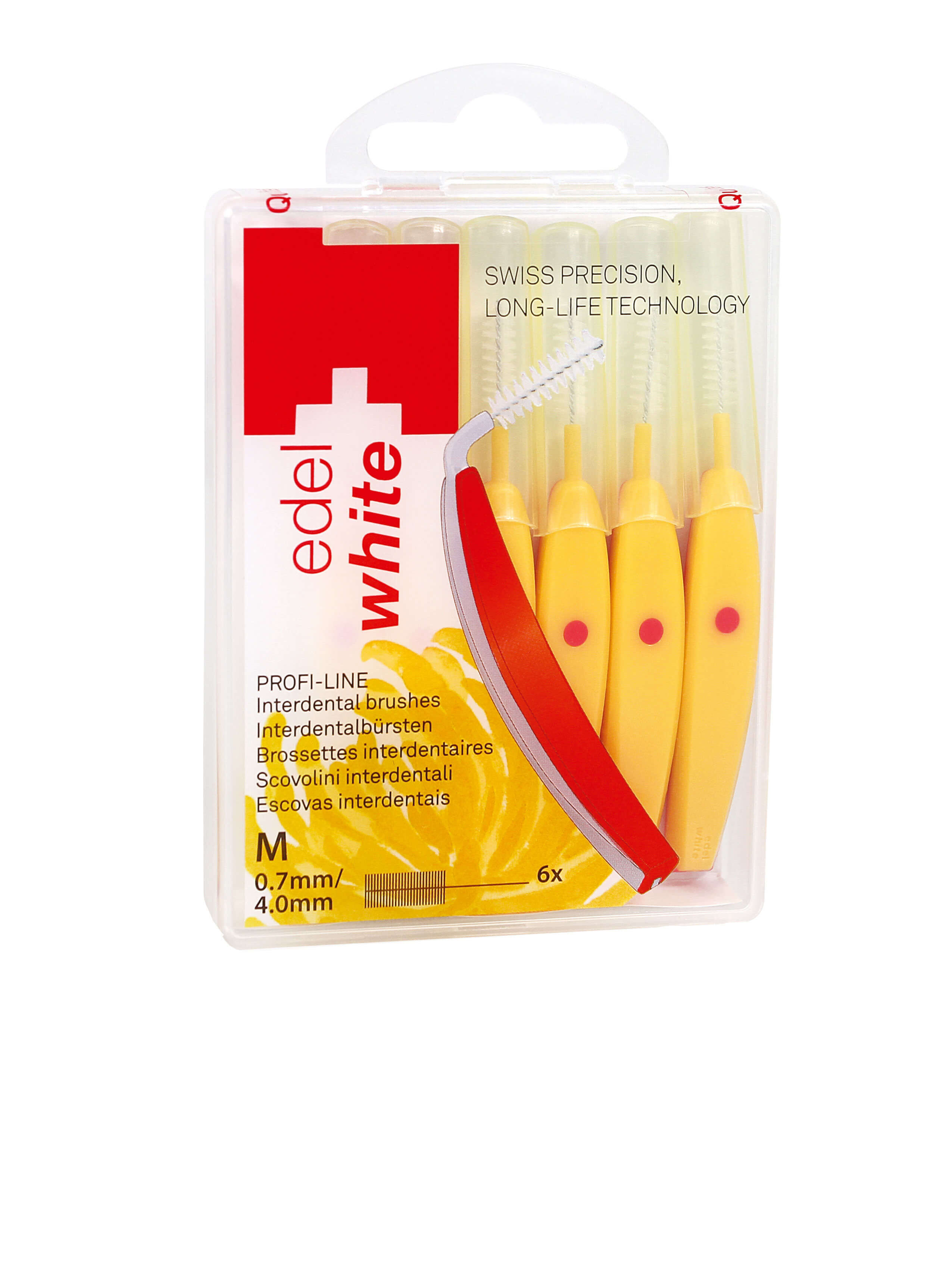 edel+white Interdentalbürsten M 0,7mm