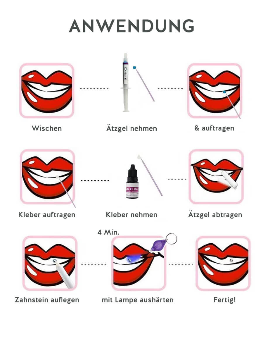 Starter-Set Zahnschmuck - all Inclusive