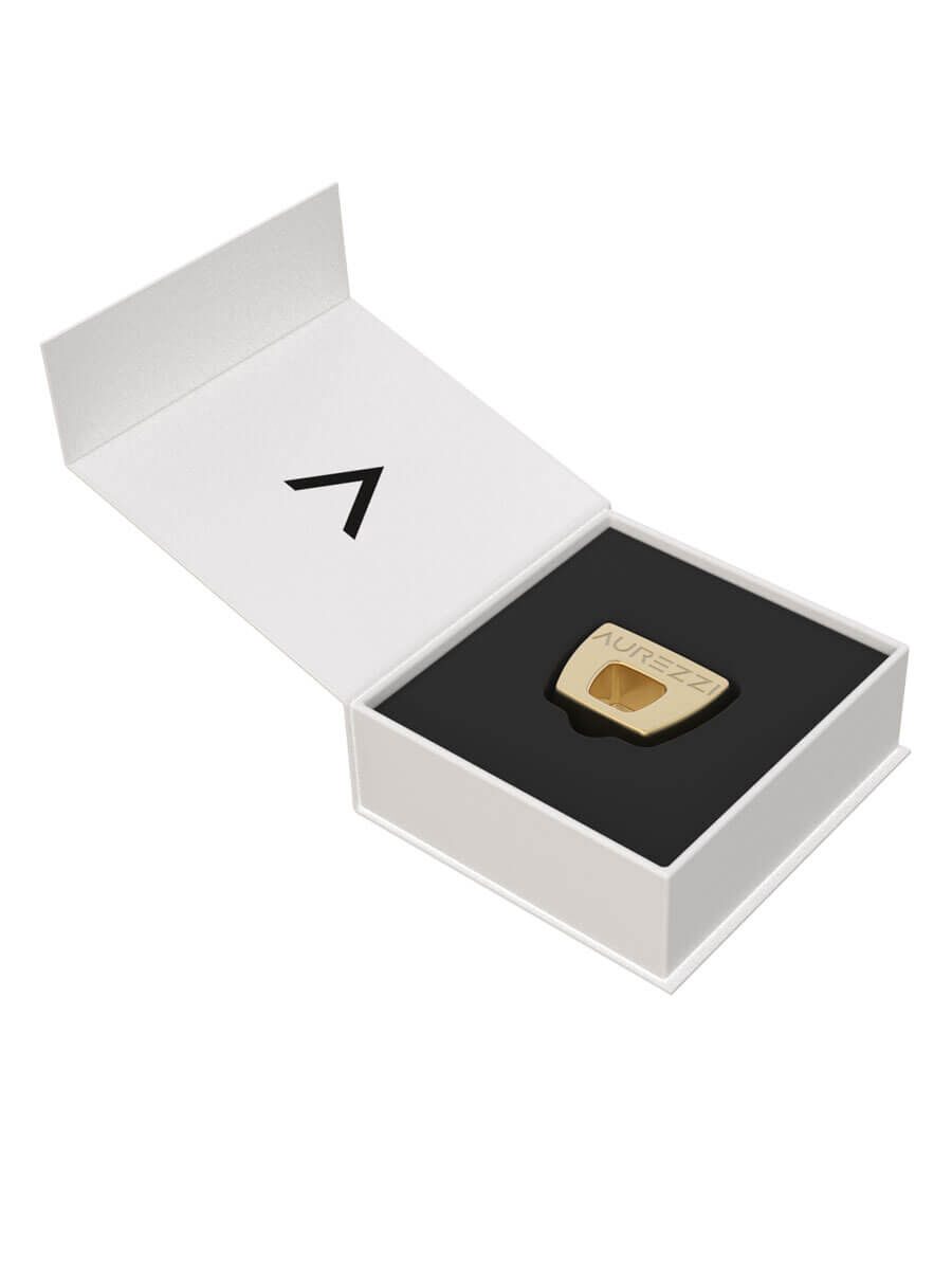 Aurezzi Gold Zahnbürstenhalter